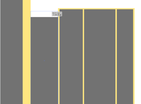 screen shot of floor surfaces added between the floor markings